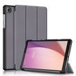 Кожаный чехол книжка Crazy Horse для Lenovo Tab M8 4th Gen серый 090059 фото