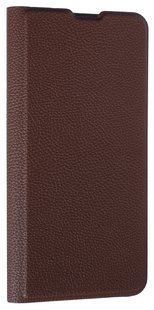 Шкіряний чохол книжка Fibra case на Samsung Galaxy A26 (5G) / коричневий 202525 фото