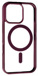 Чехол TPU+PC Color с поддержкой Magsafe для Apple iPhone 16 Pro Max / red 200835 фото