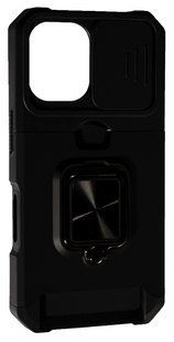 PC + TPU чохол Shock Proof для iPhone 16 / чорний 200665 фото