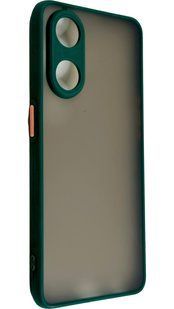 TPU чохол накладка Matte Color Case для OPPO Reno 8T 4G темно-зелений 83237 фото