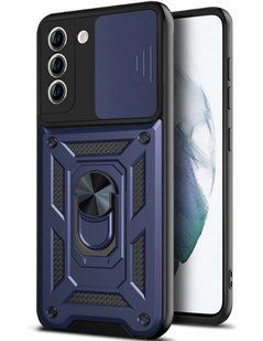 PC + TPU чехол Camshield armor для Samsung Galaxy S24 Plus / синий 094582 фото
