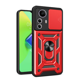 PC + TPU чехол Camshield armor для Xiaomi Redmi Note 12S / красный 089406 фото