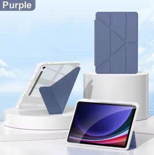 Чехол книжка Transparent Origami на Samsung Galaxy Tab S11 (11") / lavander grey 100690 фото