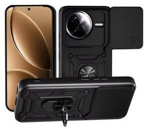 PC + TPU чохол Camshield Armor для Poco F7 Pro / чорний 203430 фото