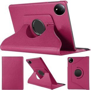 Кожаный чехол книжка 360 на Xiaomi Redmi Pad SE 8.7" / фиолетовый 097986 фото