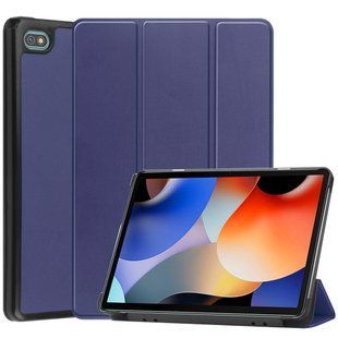 Шкіряний чохол книжка Crazy Horse для Blackview Oscal Pad 10 синій 89760 фото
