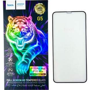 Захисне скло Hoco G5 на iPhone 11 Pro Max (на айфон 11 про макс) чорний 085265 фото