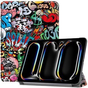 Чохол книжка Crazy Horse на планшет Apple iPad Pro 11" (2022) / graffiti 097557 фото