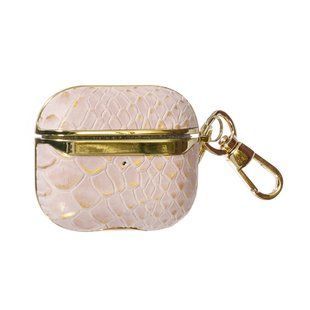 Силіконовий чохол Onegif Leather Snake для AirPods 3 (2021) (на аїрбос 3) рожевий 086800 фото