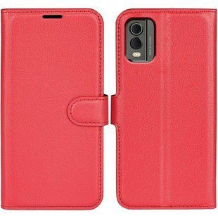 Чехол книжка Lichee для Nokia C32 красный 89909 фото