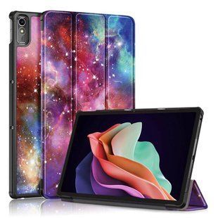 Кожаный чехол книжка Crazy Horse для Lenovo Tab P11 (2nd Gen) 11.5" / космос 093854 фото