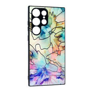 TPU чехол Marble Ultraviolet для Samsung Galaxy S23 Ultra Light Green 088605 фото