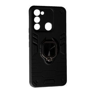 PC + TPU чехол New Transformer для Tecno Spark 8C черный 088306 фото