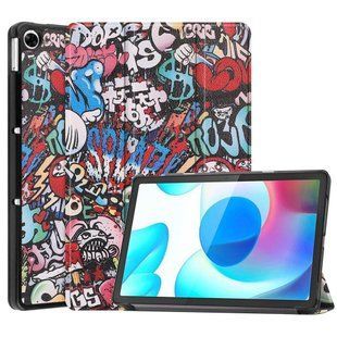 Шкіряний чохол книжка Crazy Horse для Realme Pad (10.4") / graffity 093992 фото