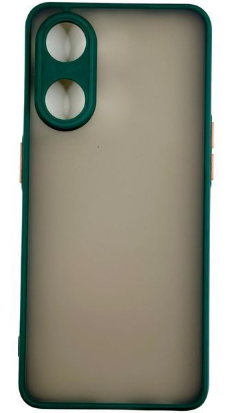TPU чохол накладка Matte Color Case для OPPO Reno 8T 4G темно-зелений 83237 фото
