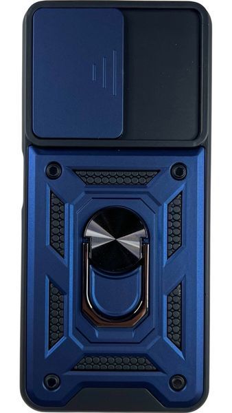 PC + TPU чохол Camshield armor на Poco X4 GT (на поко х4 жт) синій 086738 фото