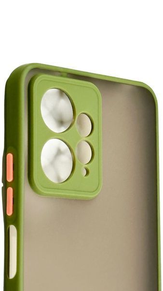TPU чохол накладка Matte Color Case для Xiaomi Redmi Note 12 4G свеило-зелений 092016 фото