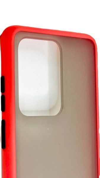 TPU чохол накладка Matte Color Case для Samsung Galaxy S20 Ultra червоний 092216 фото