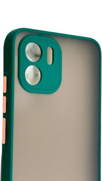 TPU чохол накладка Matte Color Case для Xiaomi Redmi A1 темно-зелений 092066 фото