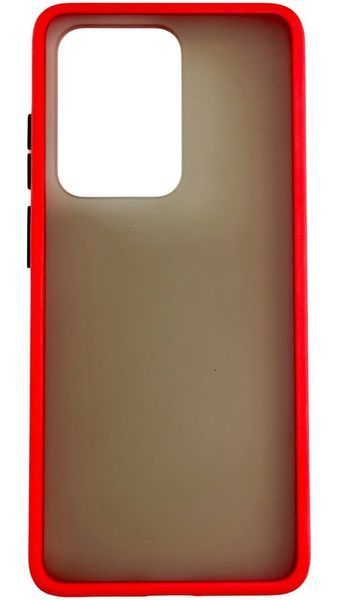 TPU чохол накладка Matte Color Case для Samsung Galaxy S20 Ultra червоний 092216 фото