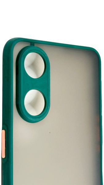 TPU чохол накладка Matte Color Case для OPPO Reno 8T 4G темно-зелений 83237 фото
