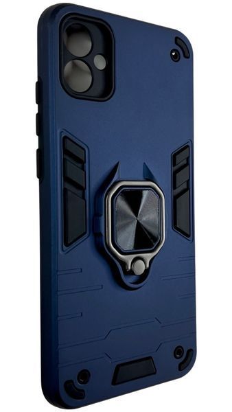 PC + TPU чохол New armor для Samsung Galaxy A04E (на самсунг а04е) синій 087786 фото