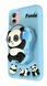 Силиконовый 3D чехол Musical Panda для iPhone 11 / голубой 098929 фото 2