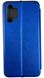 Кожаный чехол книжка Elegant на Samsung Galaxy A13 (4G) / синий 085408 фото 3