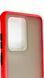 TPU чохол накладка Matte Color Case для Samsung Galaxy S20 Ultra червоний 092216 фото 2