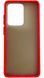 TPU чохол накладка Matte Color Case для Samsung Galaxy S20 Ultra червоний 092216 фото 3