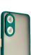 TPU чохол накладка Matte Color Case для OPPO Reno 8T 4G темно-зелений 83237 фото 3