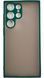 TPU чохол накладка Matte Color Case для Samsung Galaxy S23 Ultra темно-зелений 092166 фото 2