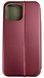 Чохол книжка Elegant book на iPhone 12 Pro Max / бордовий 096998 фото 2