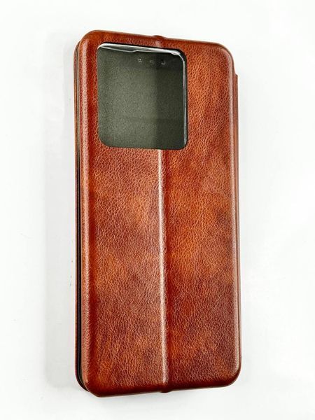 Чохол книжка Perforation book для Xiaomi Redmi Note 13 5G коричневий 095843 фото
