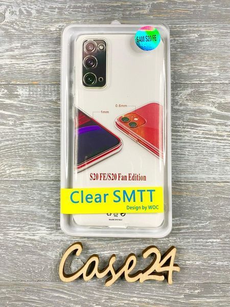 TPU чехол Smitt накладка бампер для Samsung Galaxy S20 FE прозрачный 084241 фото