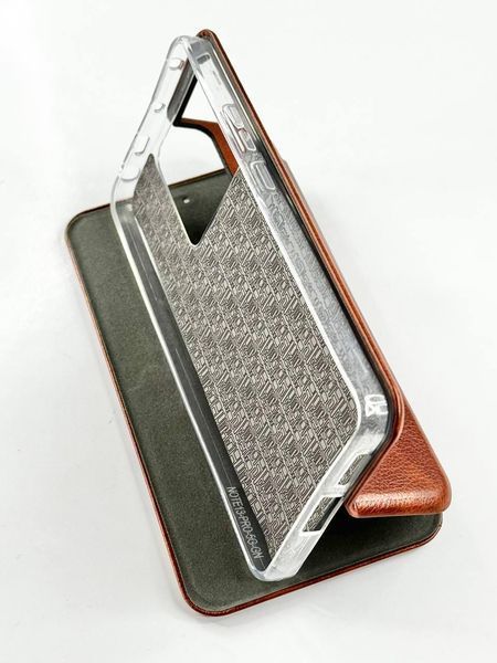 Чохол книжка Perforation book для Xiaomi Redmi Note 13 5G коричневий 095843 фото