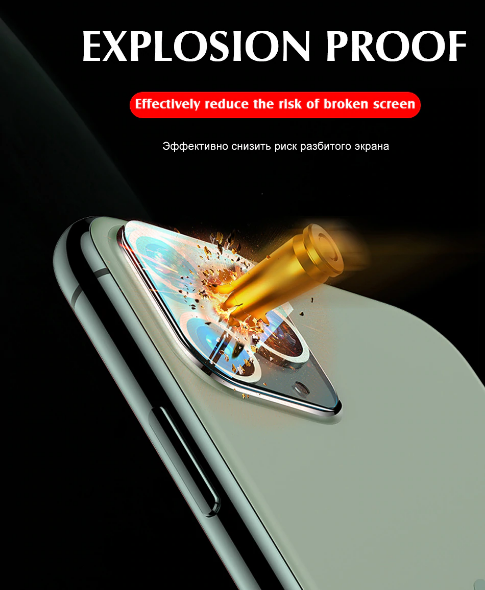 Защитное стекло на камеру для Apple iPhone 11 Pro Max 081411 фото