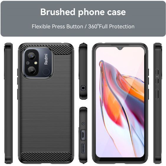 TPU чехол накладка Urban для Xiaomi Redmi 12C / синий 088356 фото