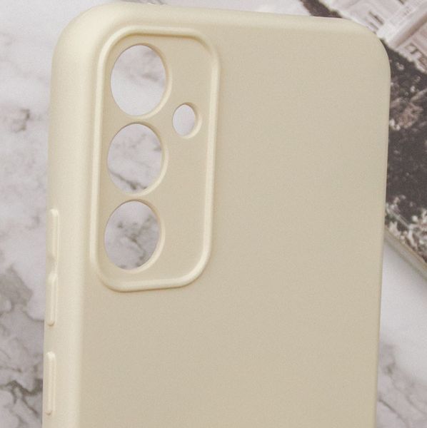 Чохол накладка TPU Liquid Silk для Samsung Galaxy S24 FE / пісочний 201168 фото