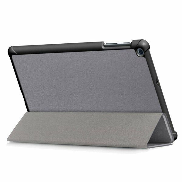 Кожаный чехол книжка Crazy Horse на планшет Samsung Galaxy Tab A 10.1" (T510 / T515) / серый 098894 фото