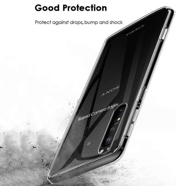 Ультратонкий 0,3 мм чехол для Sony Xperia 5 прозрачный 82005 фото