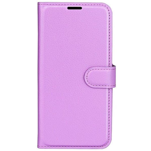 Шкіряний чохол книжка Lichee для ZTE blade A53 фіолетовий 093057 фото