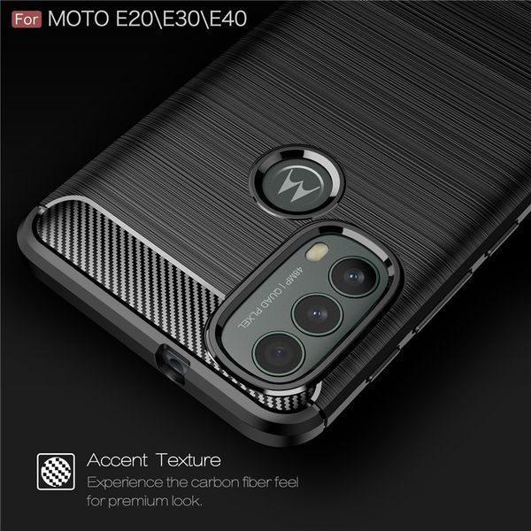 TPU чехол Urban для Motorola E40 черный 86185 фото