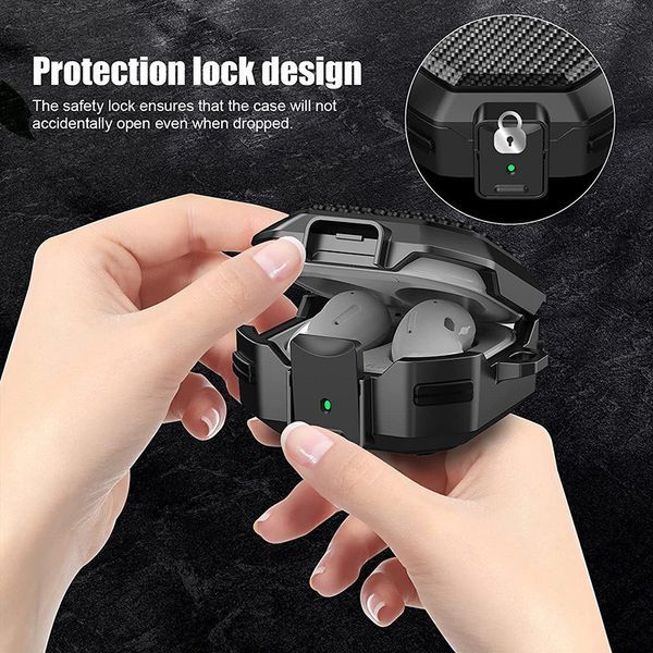 Силіконовий чохол Carbon case для Samsung Galaxy Buds 2 Pro чорний 89710 фото