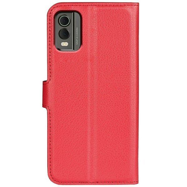 Чехол книжка Lichee для Nokia C32 красный 89909 фото