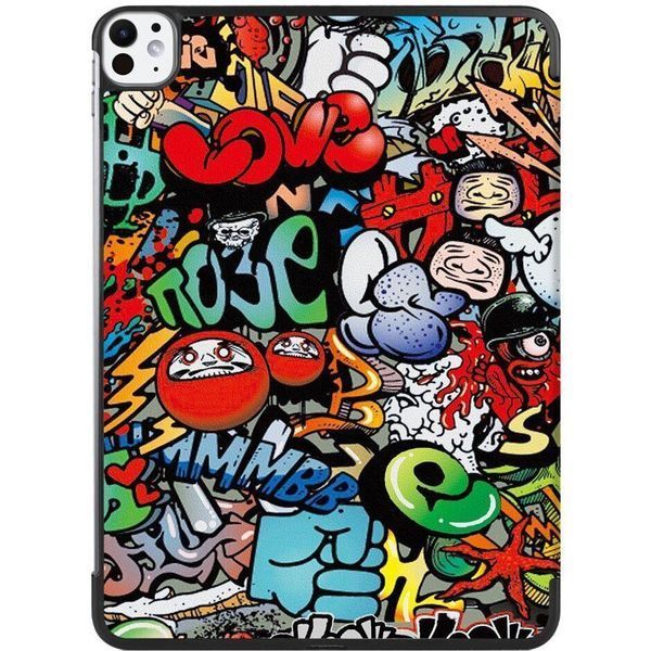 Чохол книжка Crazy Horse на планшет Apple iPad Pro 11" (2022) / graffiti 097557 фото
