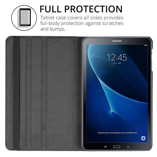 Кожаный чехол книжка 360 для Samsung Galaxy Tab A 10.1 T580 T585 / красный 100821 фото