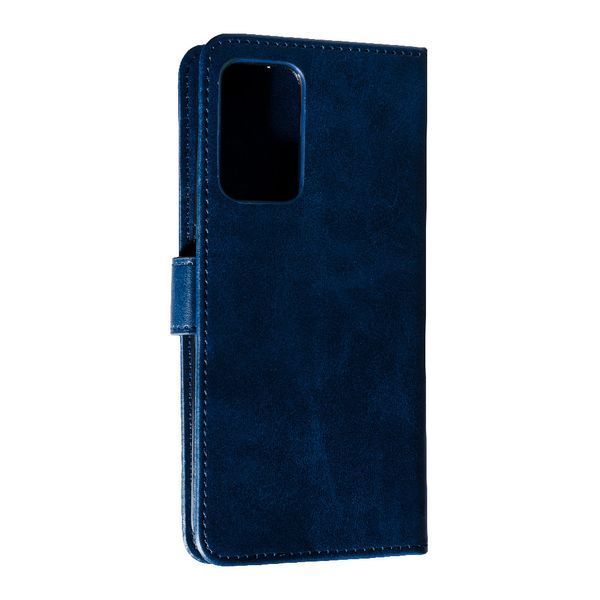 Кожаный чехол книжка Amsterdam на Xiaomi Redmi Note 12S (4G) синий 094313 фото