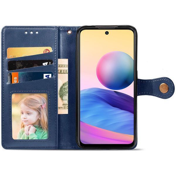 Чехол книжка Gallant на Samsung Galaxy M14 синий 088256 фото